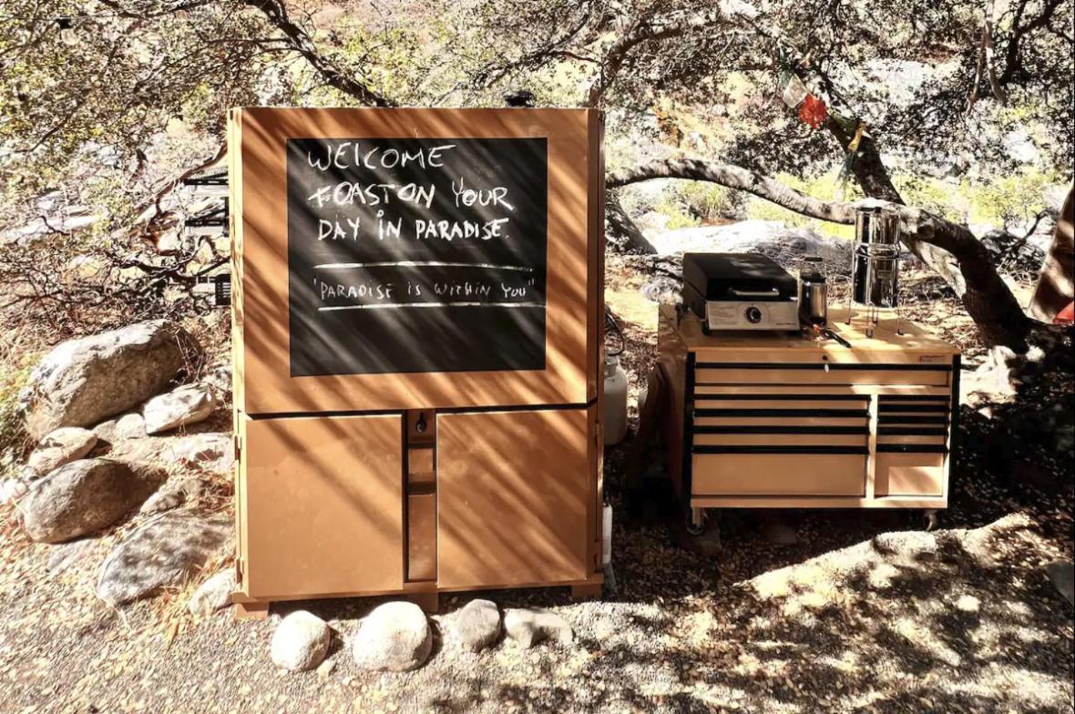 Paradise Ranch Inn - Ecstatic Tent Three Rivers Exterior foto